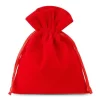 Tout Pour le Jeu Sac suédine rouge 8 x 10 cm