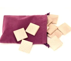 Tout Pour le Jeu Sac suedine 125 x 175 mm modèle 2 violet