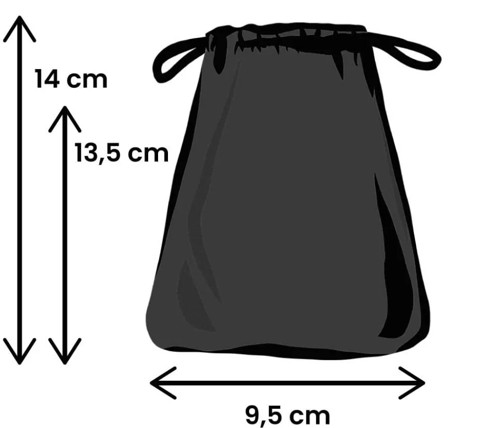 Tout Pour le Jeu Sac suedine 95 x 140 mm modèle 1 noir