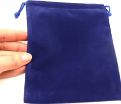 Tout Pour le Jeu Sac suedine 125 x 175 mm modèle 2 bleu