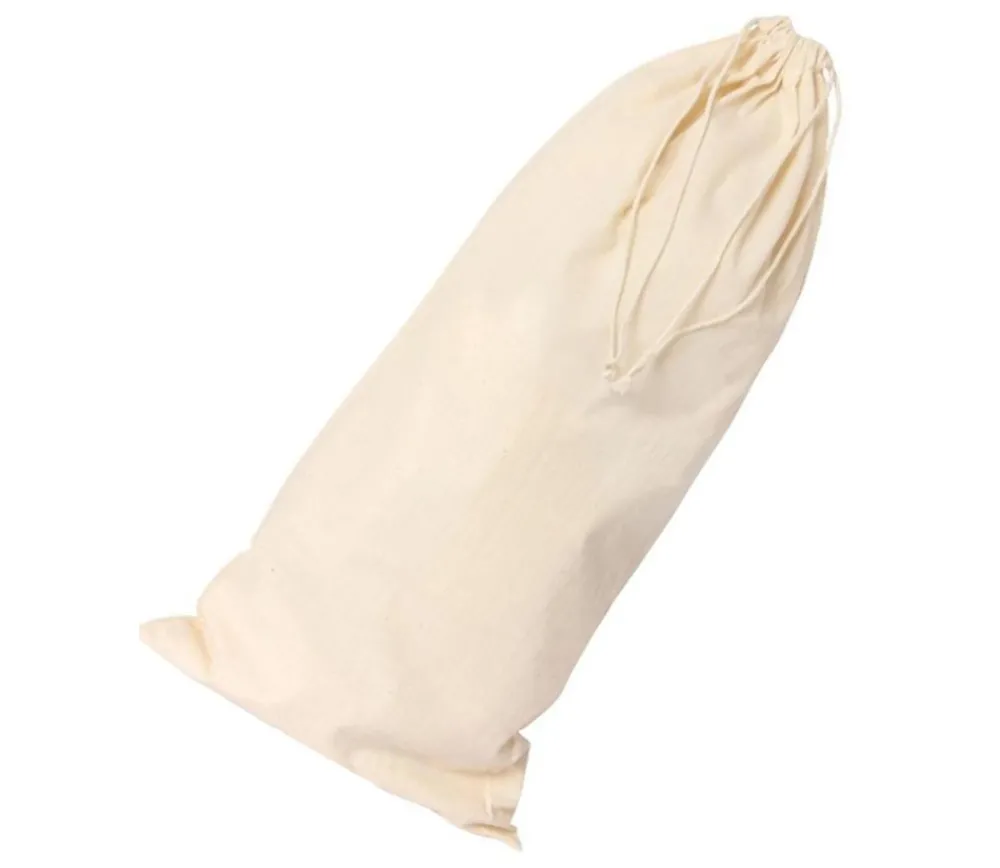 Tout Pour le Jeu Sac tissu long + 60 x 25 cm - sachet 100 % coton écru