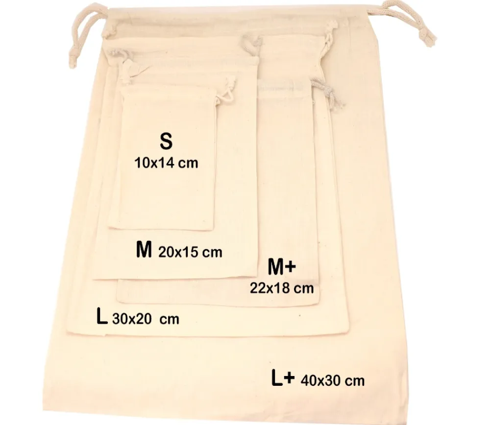Tout Pour le Jeu Sac tissu M 20 x 15 cm - sachet 100% coton pour pions de jeux