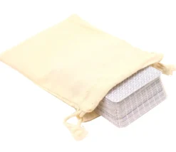 Tout Pour le Jeu Sac tissu S 14 x 10 cm - sachet 100 % coton pour pions de jeux