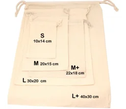 Tout Pour le Jeu Sac tissu S 14 x 10 cm - sachet 100 % coton pour pions de jeux