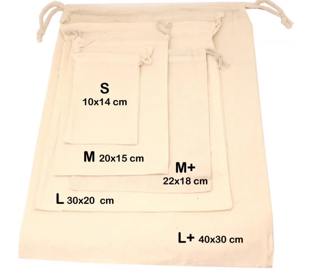Tout Pour le Jeu Sac tissu S 14 x 10 cm - sachet 100 % coton pour pions de jeux