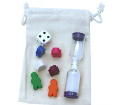 Tout Pour le Jeu Sac tissu S 14 x 10 cm - sachet 100 % coton pour pions de jeux