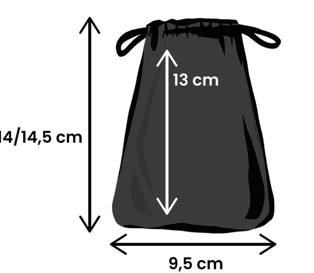 Tout Pour le Jeu Sac velours noir 140 x 95 mm taille S+ pour pions de jeux