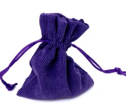 Tout Pour le Jeu Sac violet velours épais avec cordon - 10 x 12.5 cm