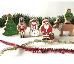 Tout Pour le Jeu Sapin de Noël en bois 125 x 94 x 25 mm
