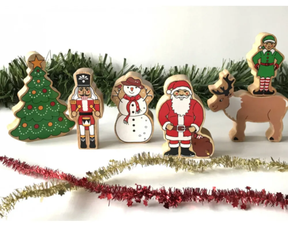 Tout Pour le Jeu Sapin de Noël en bois 125 x 94 x 25 mm