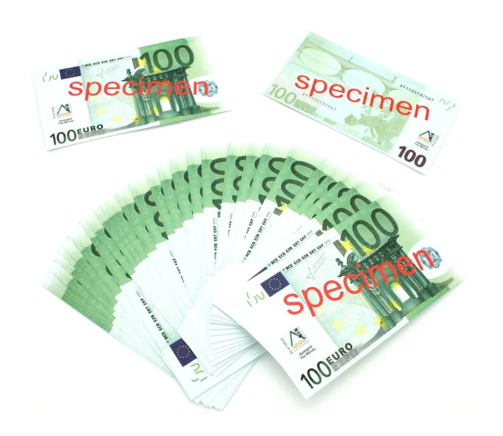 Tout Pour le Jeu Set 100 billets de 100 euros factices pour jeux