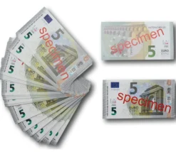 Tout Pour le Jeu Set 100 billets de 5 euros factices pour jeux