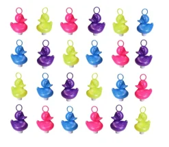 Enfant Tout Pour le Jeu Set 24 Canards flottants 15 cm pour jeu pêche aux canards