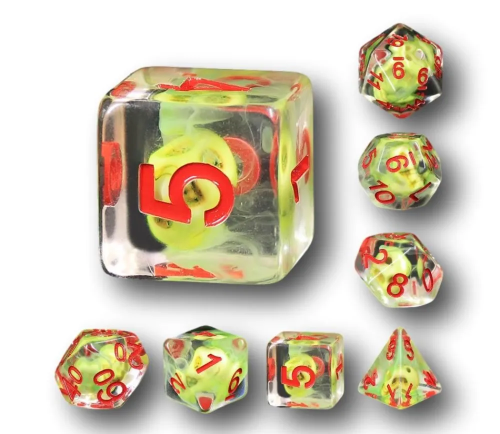 Tout Pour le Jeu Set 7 dés multi-faces - Sulfer Skull