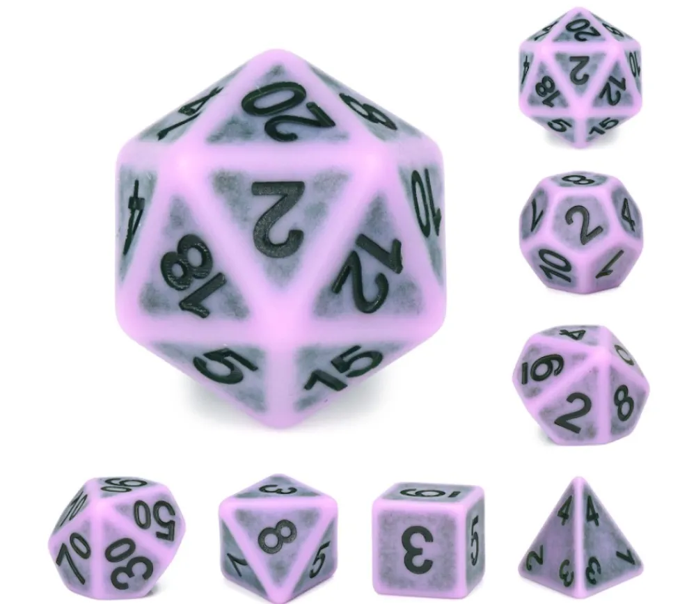 Tout Pour le Jeu Set 7 dés multi-faces - Swamp Fog
