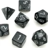 Tout Pour le Jeu Set 7 dés multi-faces Ninja noir gris