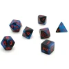 Tout Pour le Jeu Set 7 dés multi-faces NOIR starlight