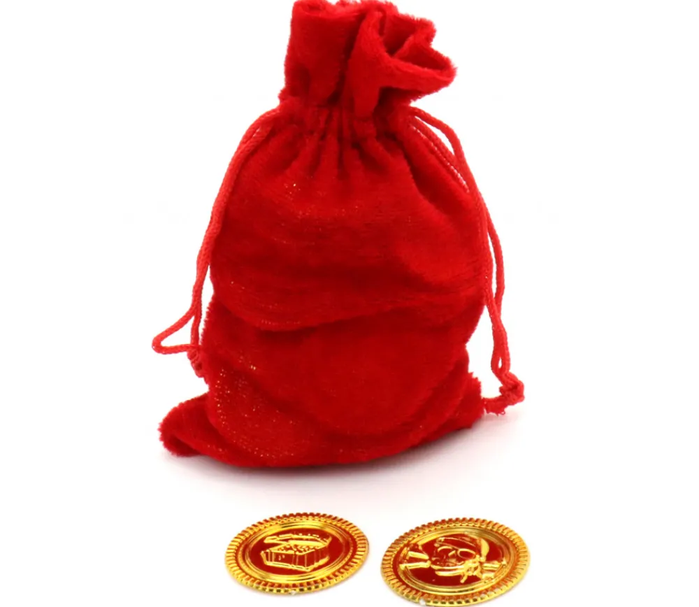 Tout Pour le Jeu Set 72 Pièces d'or pour vos trésors pirate