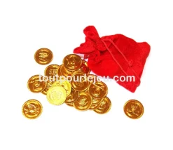 Tout Pour le Jeu Set 72 Pièces d'or pour vos trésors pirate