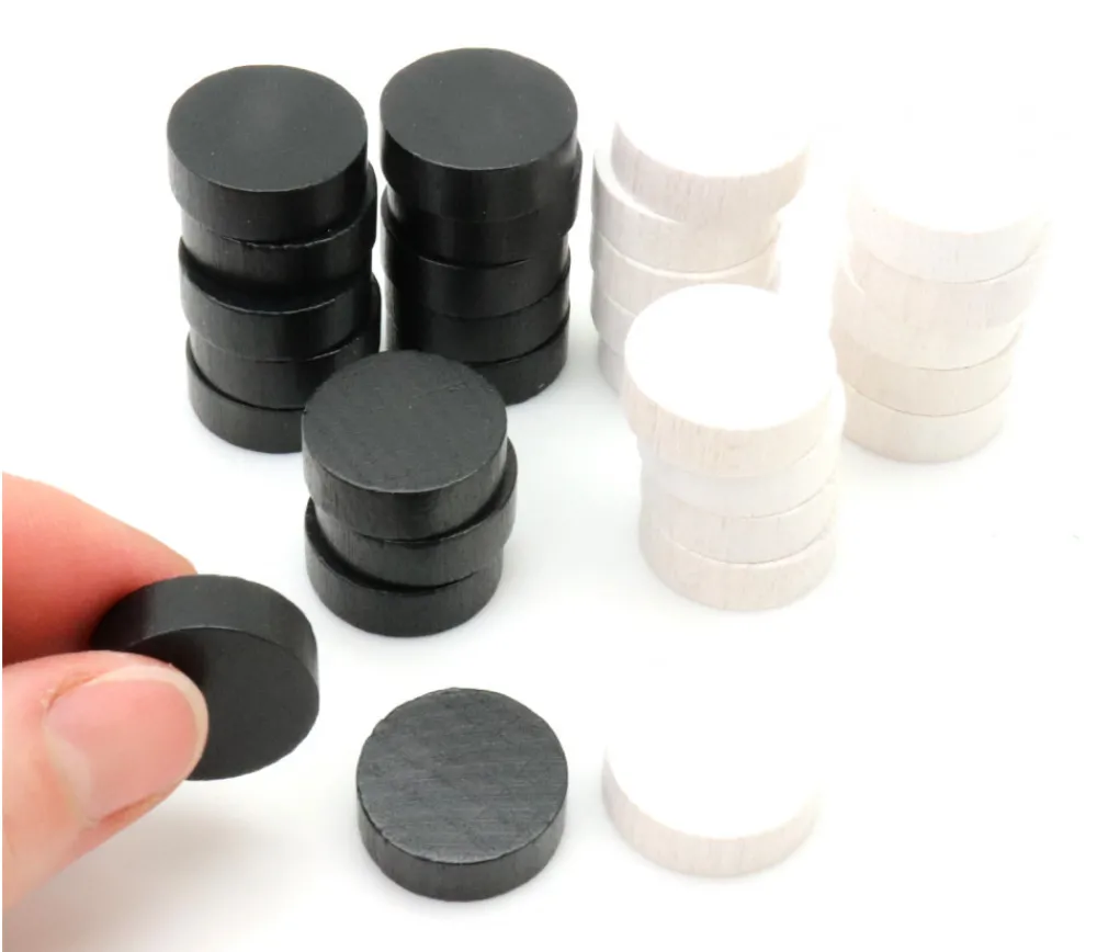 Tout Pour le Jeu Set 30 pions de backgammon 21 mm jacquet bois