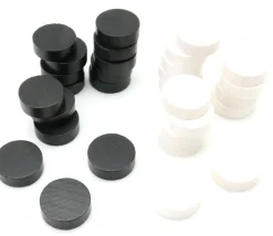 Tout Pour le Jeu Set 30 pions de backgammon 21 mm jacquet bois