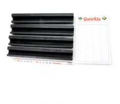 Tout Pour le Jeu Set accessoires Qwirkle bonus 4 chevalets + 1 bloc score