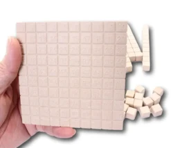Tout Pour le Jeu Set Base 10 bois - centaine dizaines et unités - 29 pièces