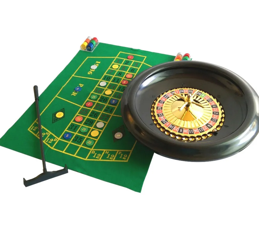 Enfant Tout Pour le Jeu Set Casino Roulette deluxe complet 40 cm
