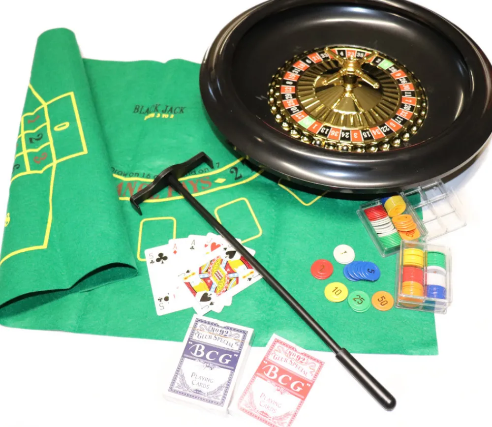 Enfant Tout Pour le Jeu Set Casino Roulette deluxe complet 40 cm