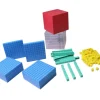 Tout Pour le Jeu Set complet Base 10 - 132 pièces encastrables centaines, dizaines et unités replastic