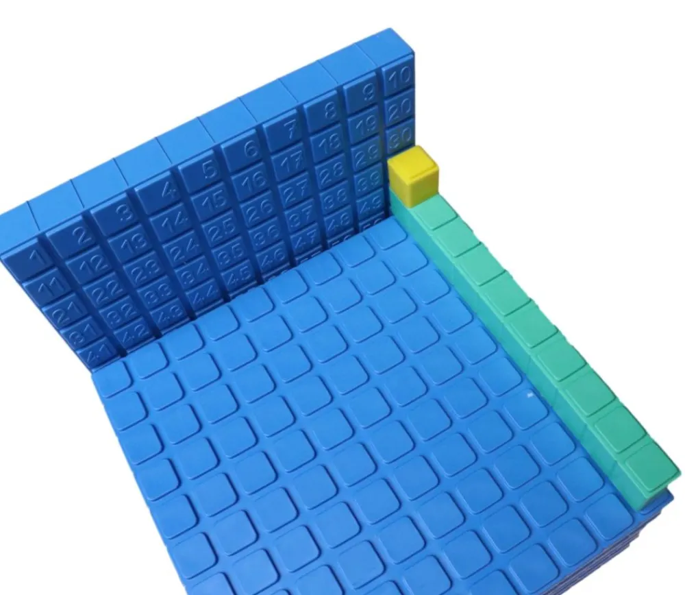 Tout Pour le Jeu Set complet Base 10 - 132 pièces encastrables centaines, dizaines et unités replastic