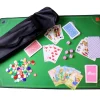 Tout Pour le Jeu Set complet jeux traditionnels avec cartes, jetons, dés et tapis