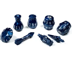 Tout Pour le Jeu Set de 8 dés bleu nuit - Polyhero Rogue