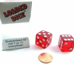 Tout Pour le Jeu Set de 2 dés truqués (7 ou 11)