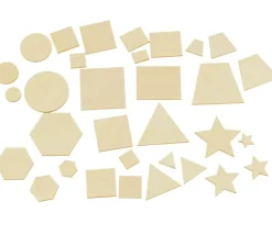 Tout Pour le Jeu Set de 32 formes géométriques en bois