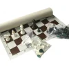 Tout Pour le Jeu Set Jeu Echec complet : 32 pions + échiquier enroulable 43 x 43 cm taille 3