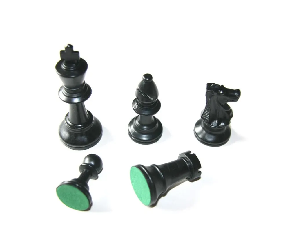 Tout Pour le Jeu Set Jeu Echec complet : 32 pions + échiquier enroulable 43 x 43 cm taille 3