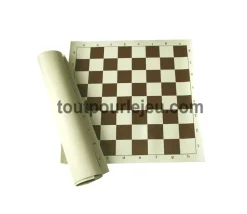 Tout Pour le Jeu Set Jeu Echec complet : 32 pions + échiquier enroulable 43 x 43 cm taille 3