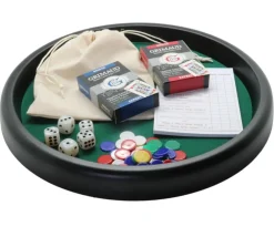 Tout Pour le Jeu Set Piste multi-jeux tradition : cartes et dés