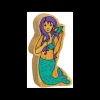 Tout Pour le Jeu Sirène en bois 103 x 60 x 25 mm personnage