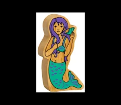Tout Pour le Jeu Sirène en bois 103 x 60 x 25 mm personnage