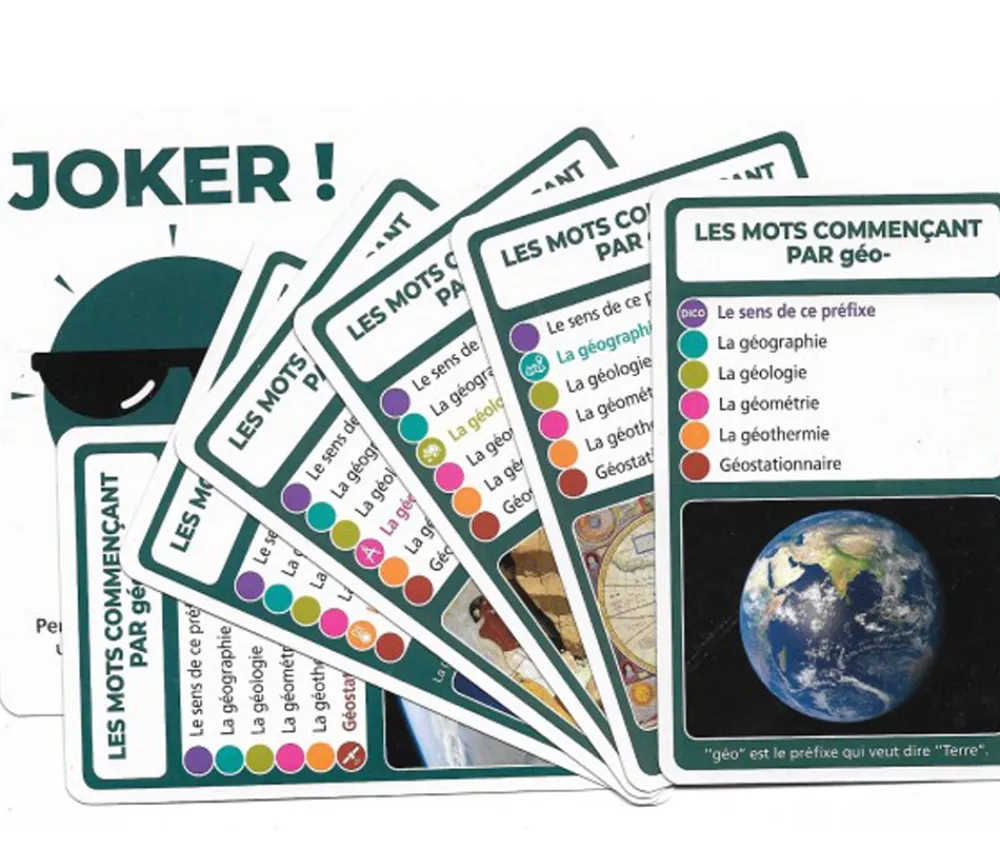 Tout Pour le Jeu SoCartes Jeu de cartes éducatif façon 7 familles