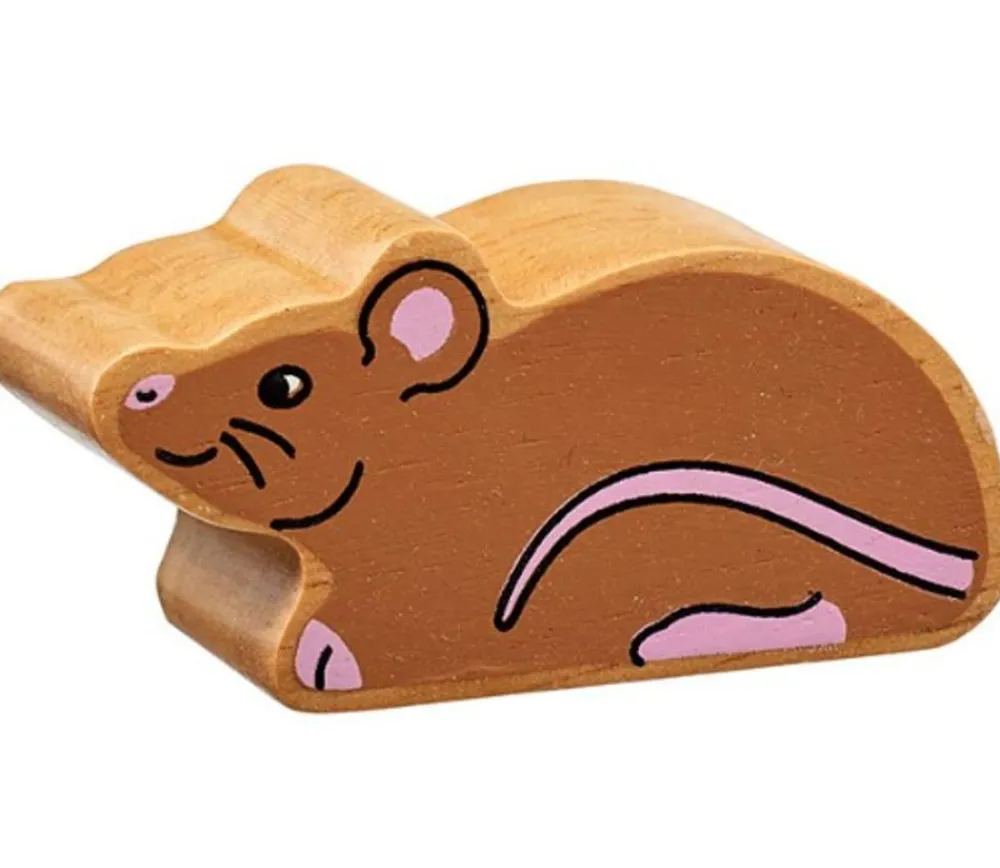 Tout Pour le Jeu Souris en bois 6.5 x 3.4 x 2.5 cm