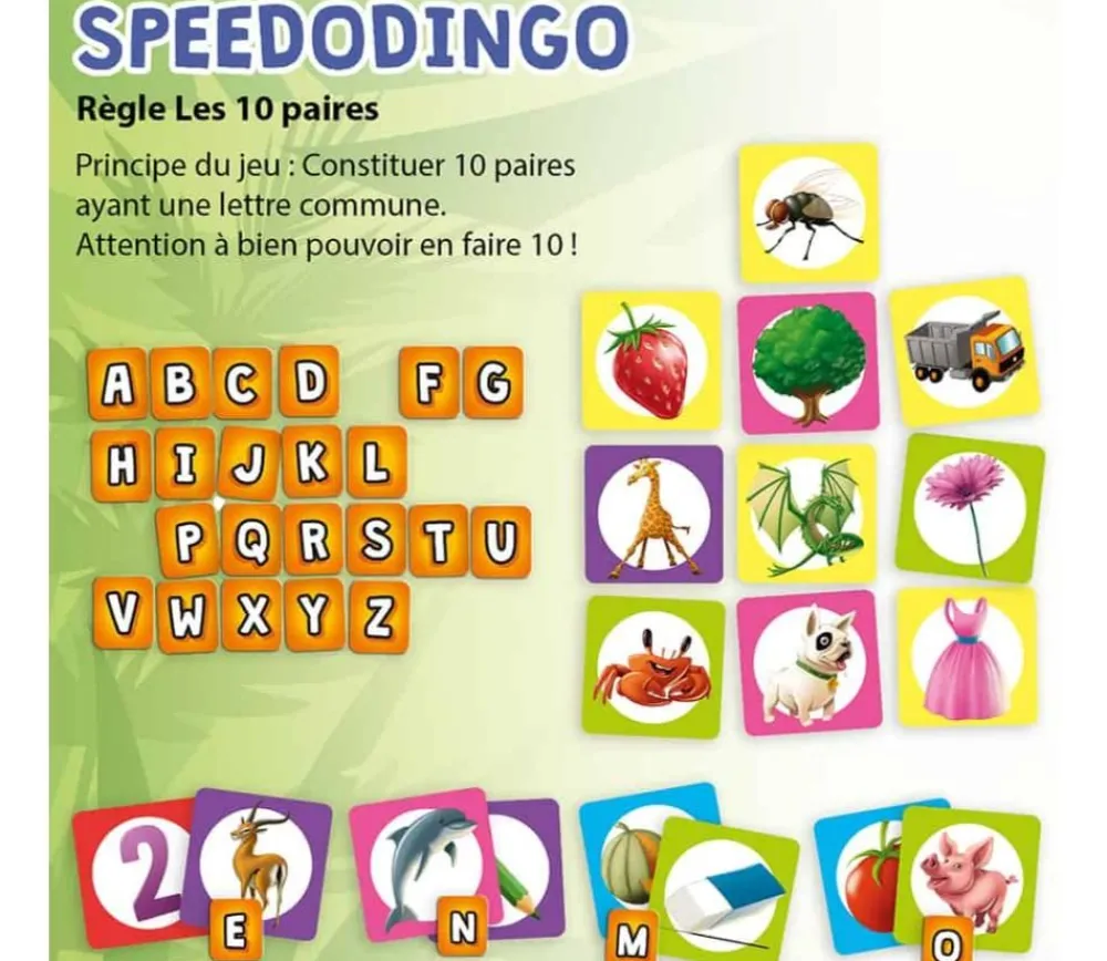 Tout Pour le Jeu Speedodingo CP CE2 - jeu lettres et orthographe