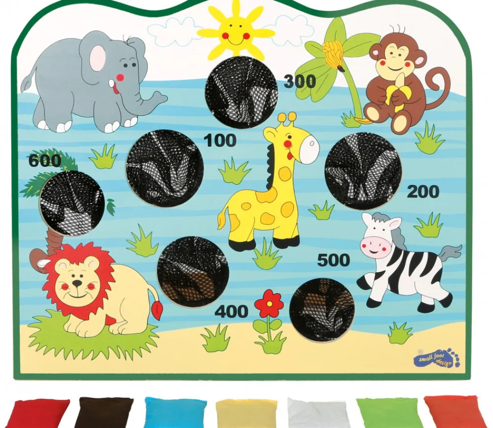 Enfant Tout Pour le Jeu Stand lancer animaux d'Afrique 42 x 35 cm