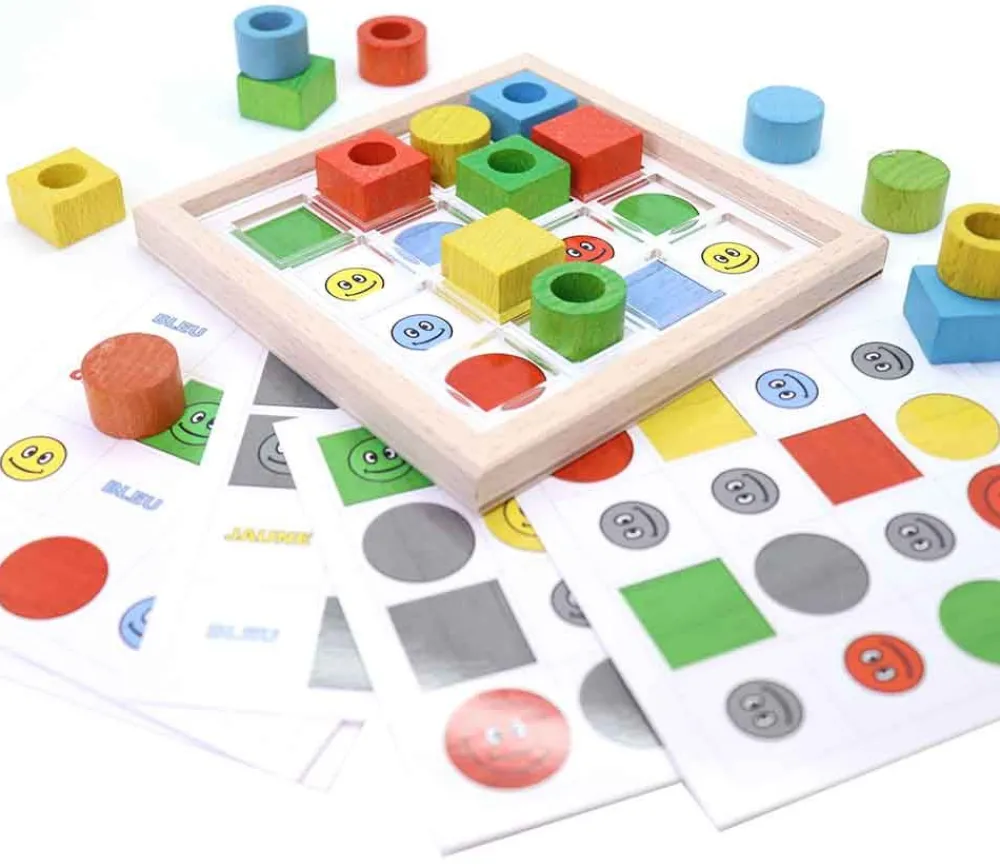 Tout Pour le Jeu Sudokix en bois - jeu casse tête évolutif