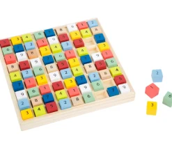 Tout Pour le Jeu Sudoku en bois carrés couleurs et chiffres