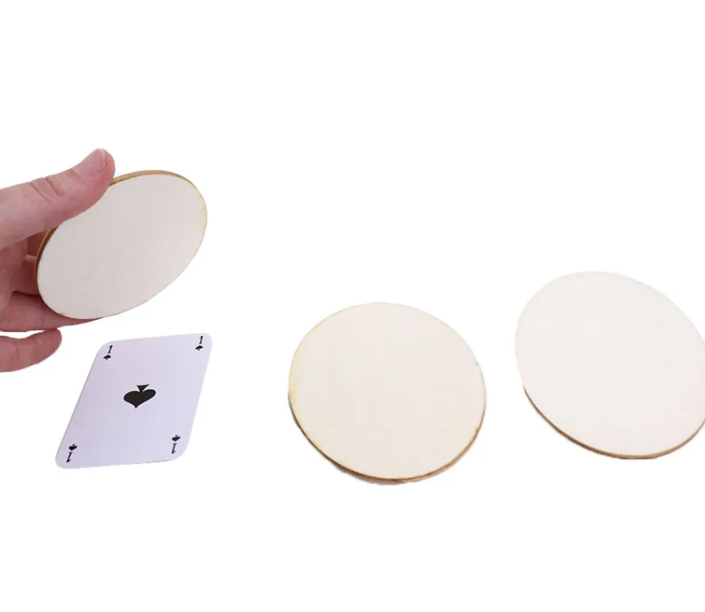 Tout Pour le Jeu Support ovale bois brut de 11.7 x 8.2 cm à l'unité