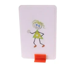 Tout Pour le Jeu Support pion rouge avec pince 17x19x10 mm - Bioplastique