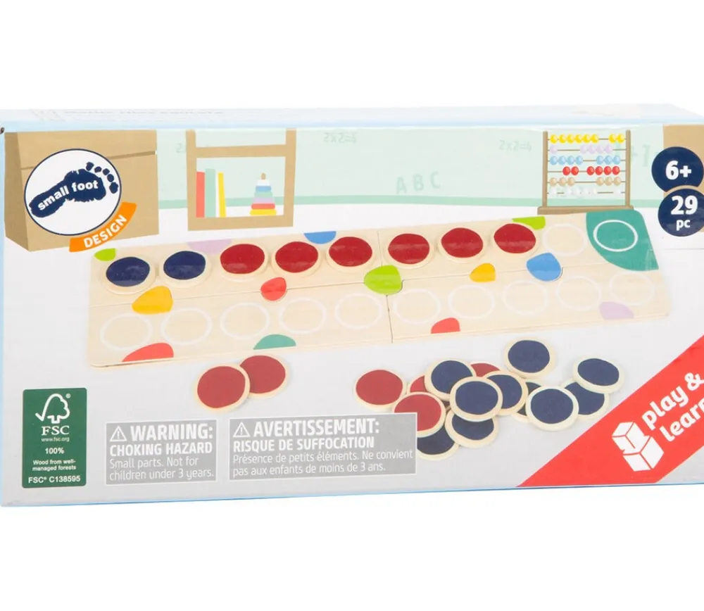 Tout Pour le Jeu Table de calcul 1 à 20 et jetons bicolores en bois